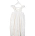 A White Sleeveless Dresses from Bonpoint in size 6T for girl. (Back View)