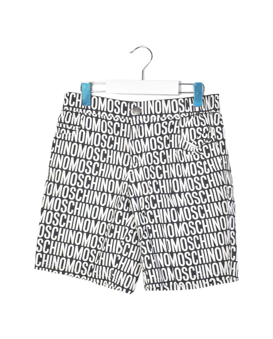 A Black Shorts from Moschino in size 12Y for boy. (Front View)