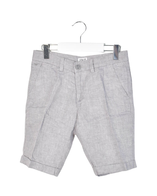 A Grey Shorts from Armani in size 10Y for boy. (Front View)