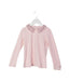 A Pink Long Sleeve Tops from Lili Gaufrette in size 6T for girl. (Front View)