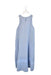 A Blue Sleeveless Dresses from Hatch in size S for maternity. (Back View)