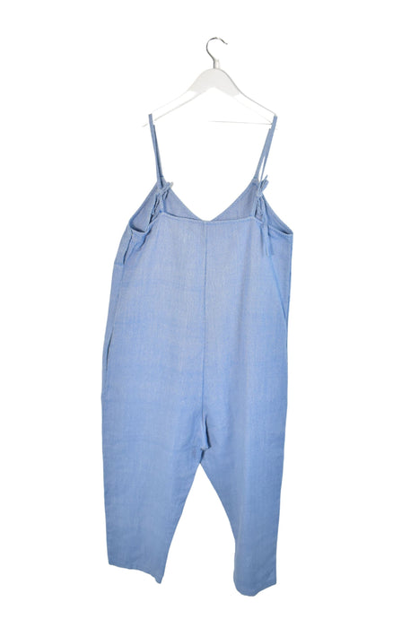 A Blue Sleeveless Jumpsuits from Hatch in size M for maternity. (Back View)