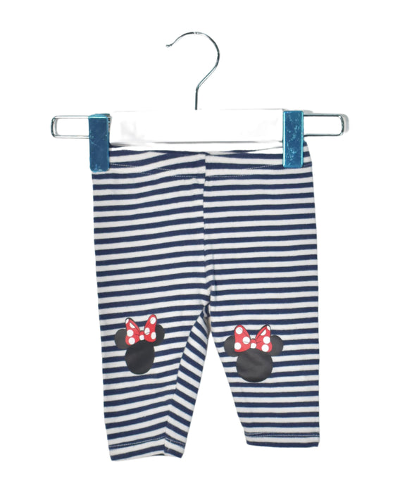 A Navy Leggings from Disney Baby in size 0-3M for girl. (Front View)