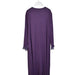 A Purple Long Sleeve Dresses from Seraphine in size M for maternity. (Back View)