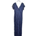 A Navy Short Sleeve Dresses from Tiffany Rose in size M for maternity. (Front View)