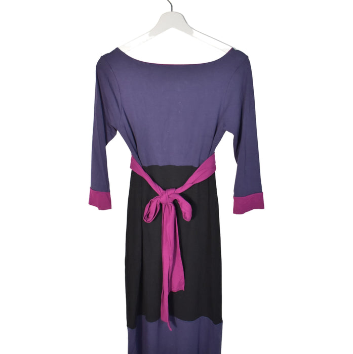 A Purple Long Sleeve Dresses from Tiffany Rose in size M for maternity. (Back View)