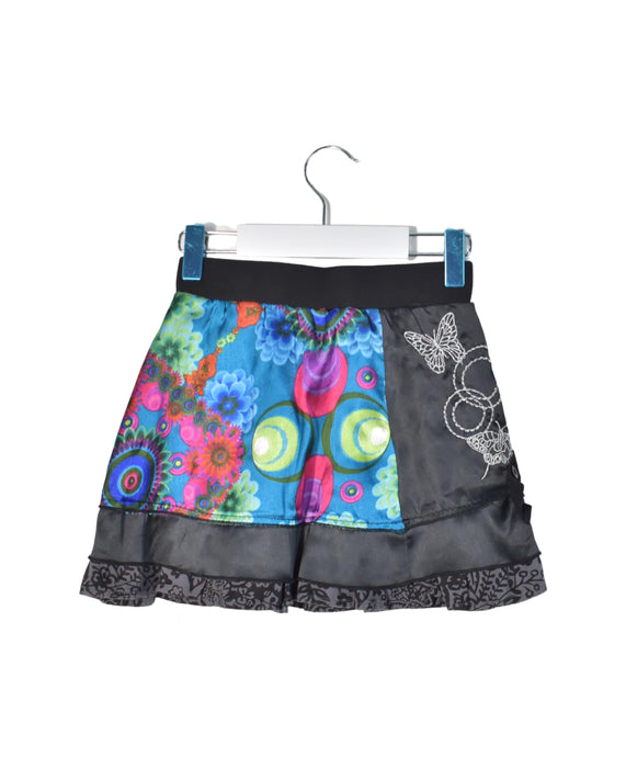 A Black Short Skirts from Desigual in size 4T for girl. (Back View)