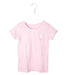 A Pink Short Sleeve T Shirts from Chicco in size 7Y for girl. (Front View)