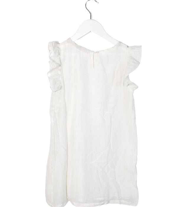 A White Sleeveless Tops from Zef in size 8Y for girl. (Back View)