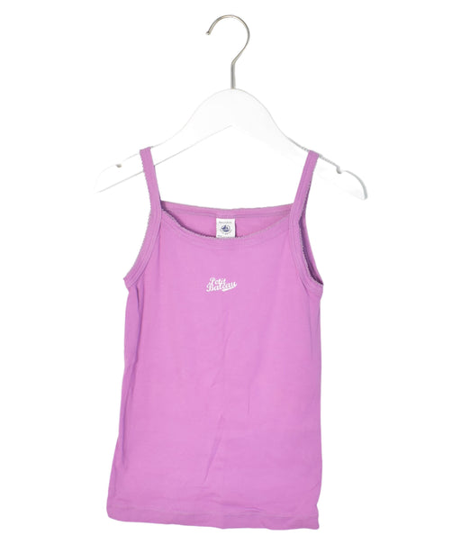 A Purple Sleeveless Tops from Petit Bateau in size 8Y for girl. (Front View)
