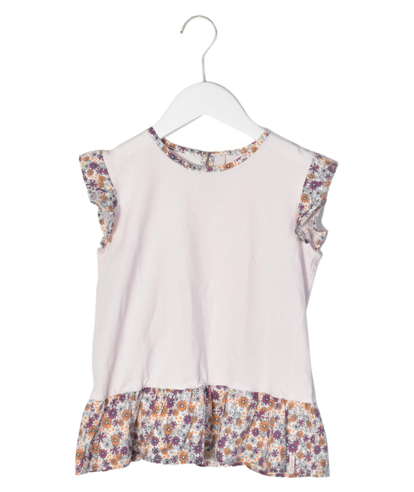 A Pink Sleeveless Tops from Esprit in size 8Y for girl. (Front View)