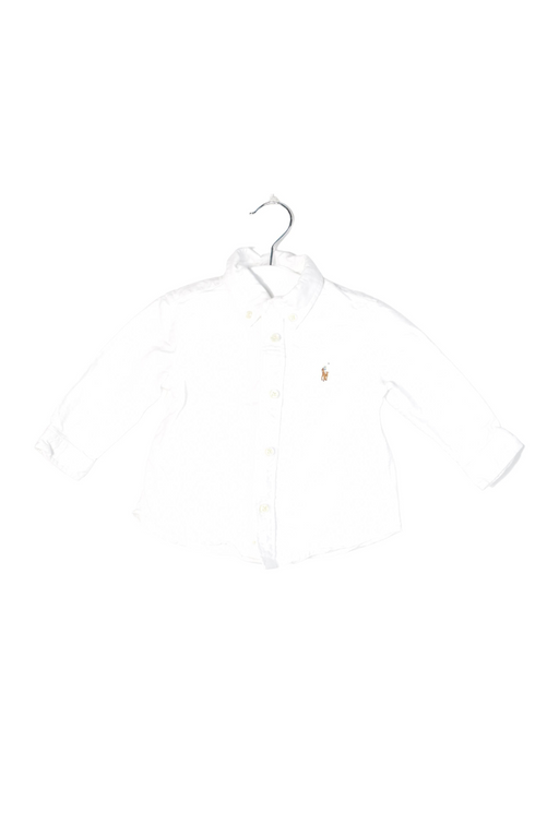 A White Shirts from Ralph Lauren in size 3-6M for boy. (Front View)
