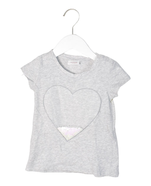 A Grey Short Sleeve T Shirts from Seed in size 18-24M for girl. (Front View)