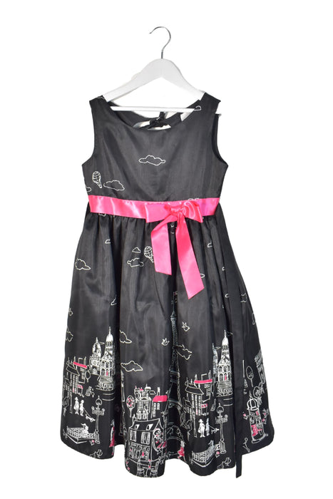 A Black Sleeveless Dresses from Rare Editions in size 7Y for girl. (Front View)