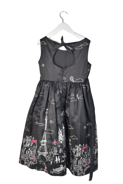 A Black Sleeveless Dresses from Rare Editions in size 7Y for girl. (Back View)