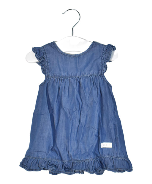 A Blue Sleeveless Dresses from Newbie in size 3-6M for girl. (Front View)