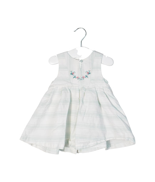 A Green Sleeveless Dresses from Sergent Major in size 3-6M for girl. (Front View)