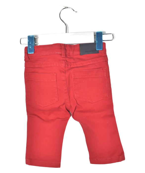A Red Jeans from Jacadi in size 3-6M for neutral. (Back View)