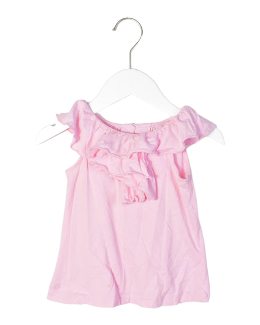 A Pink Sleeveless Tops from Ralph Lauren in size 12-18M for girl. (Front View)