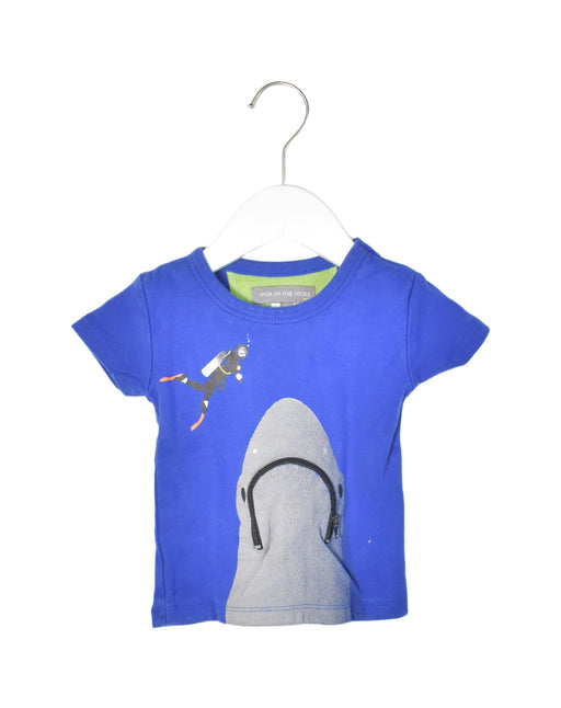 A Blue Short Sleeve T Shirts from Milk on the Rocks in size 2T for boy. (Front View)