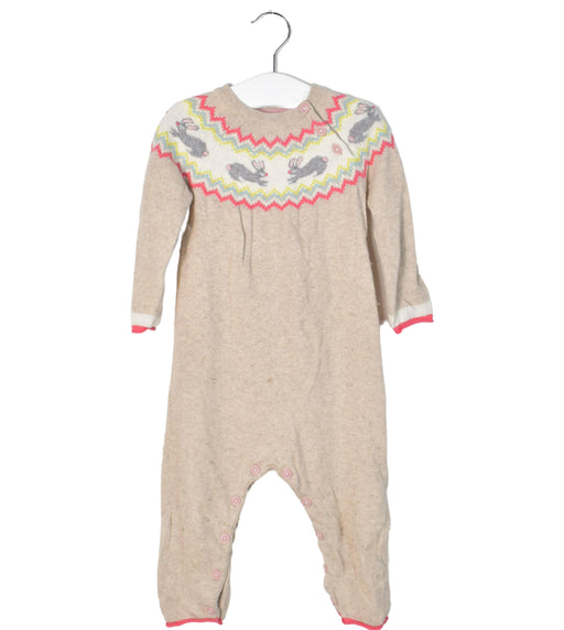 A Brown Long Sleeve Jumpsuits from Boden in size 12-18M for girl. (Front View)