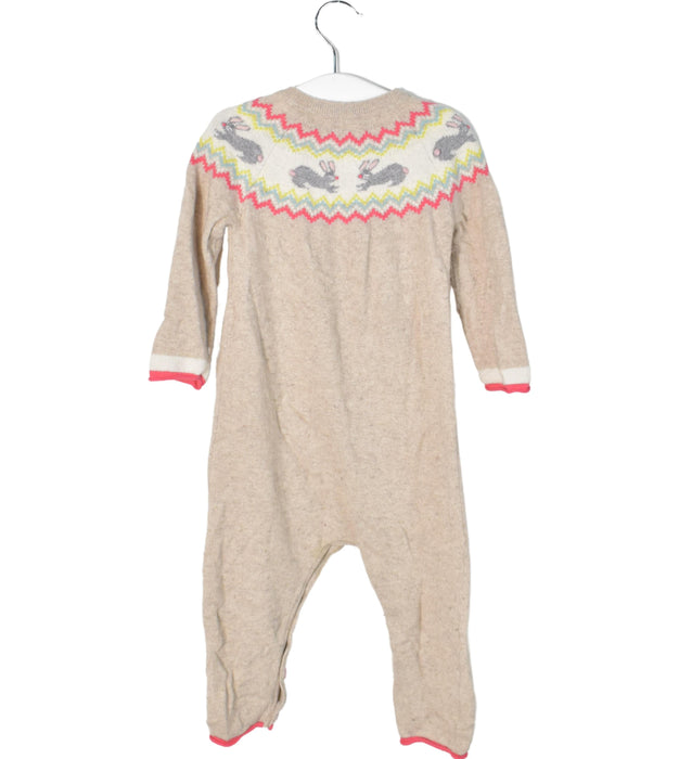 A Brown Long Sleeve Jumpsuits from Boden in size 12-18M for girl. (Back View)