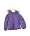 A Purple Puffer/Quilted Jackets from Eddie Pen in size 6-12M for neutral. (Front View)