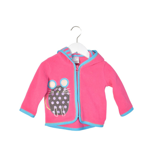 A Pink Lightweight Jackets from Hanna Andersson in size 3-6M for girl. (Front View)