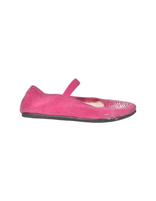 A Pink Flats from Ruby & Bloom in size 4T for girl. (Front View)