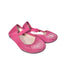 A Pink Flats from Ruby & Bloom in size 4T for girl. (Back View)