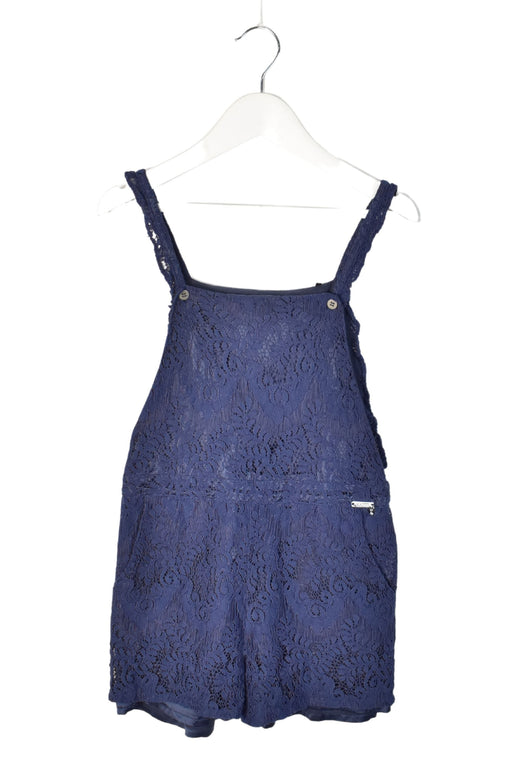 A Navy Overall Shorts from Guess in size 10Y for girl. (Front View)