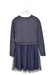 A Navy Long Sleeve Dresses from Esprit in size 9Y for girl. (Back View)