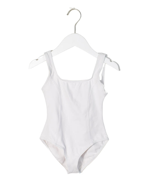 A White Leotards from Repetto in size 6T for girl. (Front View)