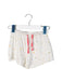 A White Shorts from Monoprix in size 4T for girl. (Front View)