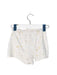 A White Shorts from Monoprix in size 4T for girl. (Back View)