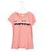 A Pink Short Sleeve T Shirts from Seed in size 10Y for girl. (Front View)