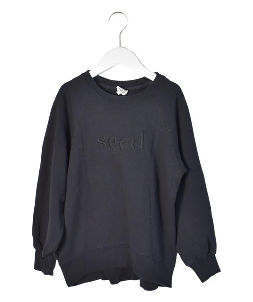 A Black Crewneck Sweatshirts from Seed in size 8Y for neutral. (Front View)