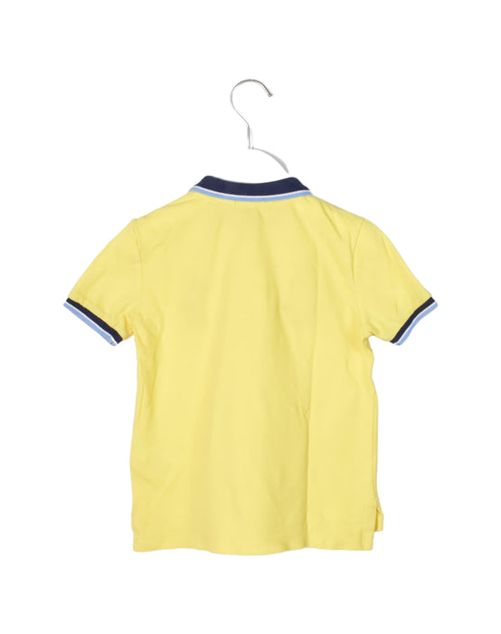 A Yellow Short Sleeve Polos from Polo Ralph Lauren in size 5T for boy. (Back View)