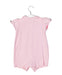 A Pink Short Sleeve Rompers from Familiar in size 3-6M for girl. (Back View)