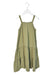 A Green Sleeveless Dresses from Seed in size 9Y for girl. (Front View)