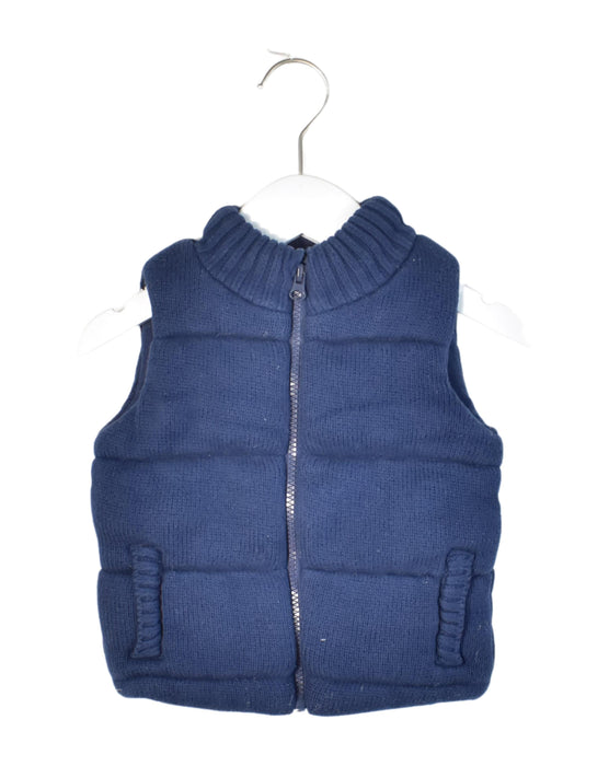 A Navy Outerwear Vests from Seed in size L for neutral. (Front View)