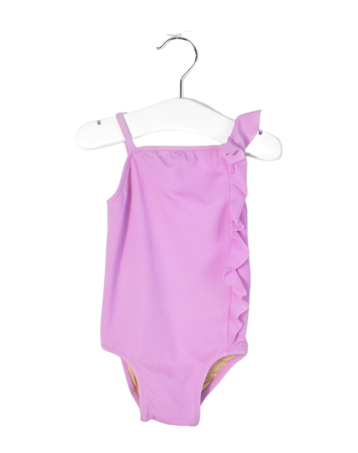 A Purple Swimsuits from J.Crew Baby in size 6-12M for girl. (Front View)