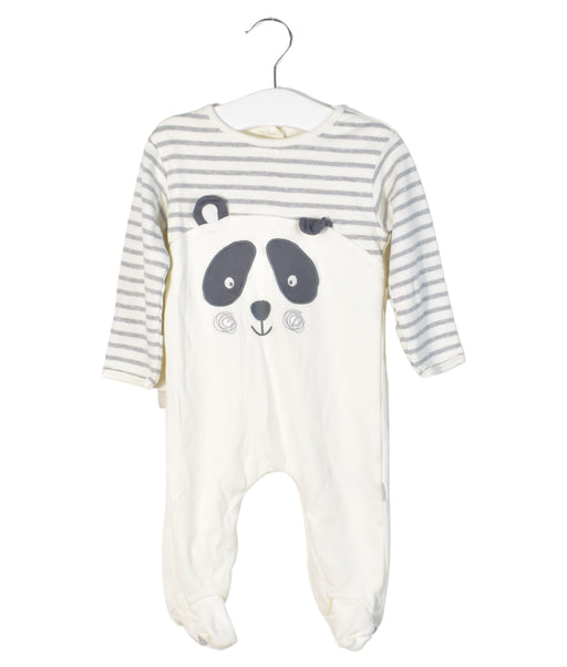 A White Long Sleeve Jumpsuits from Jojo Maman Bébé in size 6-12M for neutral. (Front View)