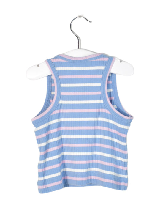 A Blue Sleeveless Tops from Crewcuts in size 2T for girl. (Back View)