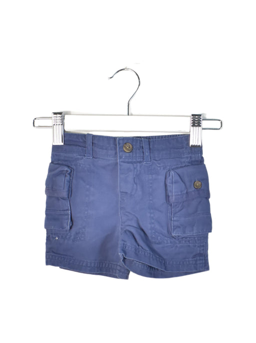 A Navy Shorts from Ralph Lauren in size 3-6M for girl. (Front View)