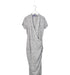 A Grey Short Sleeve Dresses from Seraphine in size S for maternity. (Front View)
