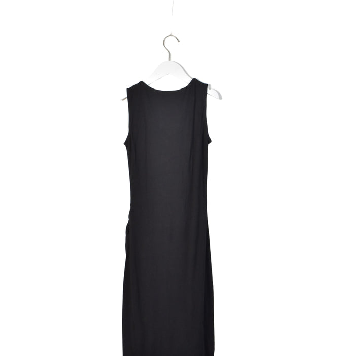 A Black Sleeveless Dresses from Seraphine in size XS for maternity. (Back View)