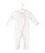 A White Long Sleeve Jumpsuits from Kingkow in size 0-3M for neutral. (Front View)