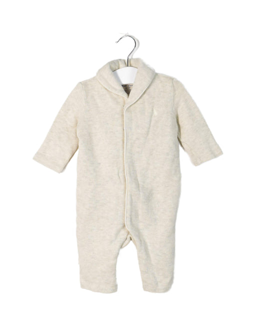 A Grey Jumpsuits from Ralph Lauren in size 0-3M for neutral. (Front View)