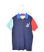 A Navy Short Sleeve Polos from Hackett in size 14Y for boy. (Front View)